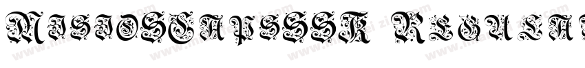 MisioSCapsSSK Regular字体转换
